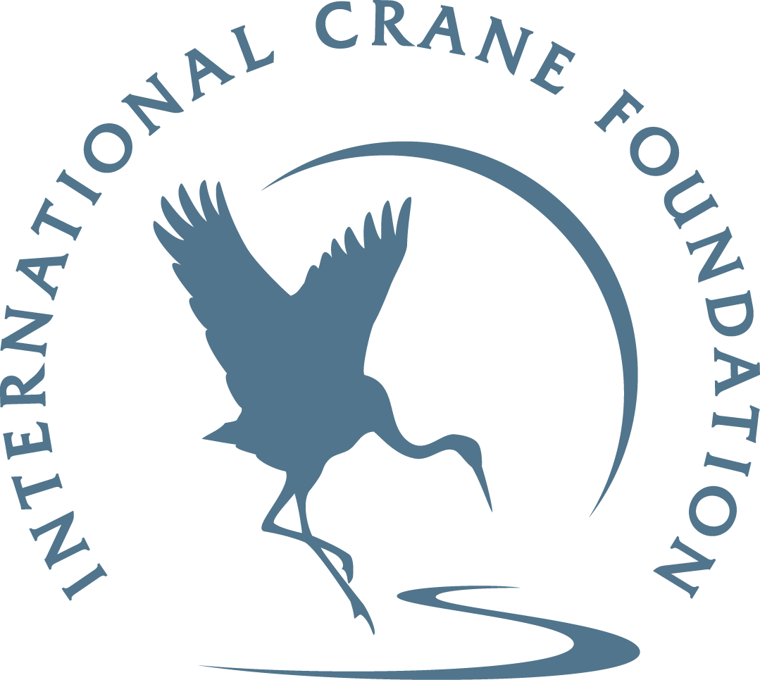 logo: international crane foundation