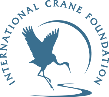 logo: international crane foundation